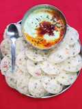 Semolina mixed vegetable Idli