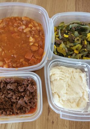 A picture of Meals for 3 Days with Ground Beef.
