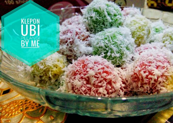 Resep Klepon Ubi Pelangi Oleh Eka Vian Cookpad