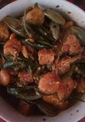 Foto resep Tauco udang, tahu, tempe, terong and rimbang