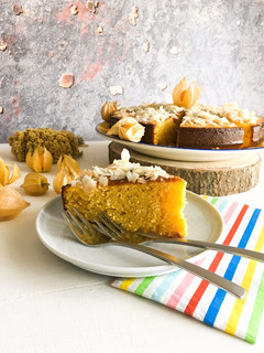 Foto de Bolo de laranja e coco