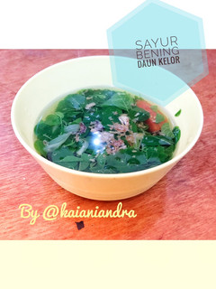 Foto resep Sayur Bening Daun Kelor