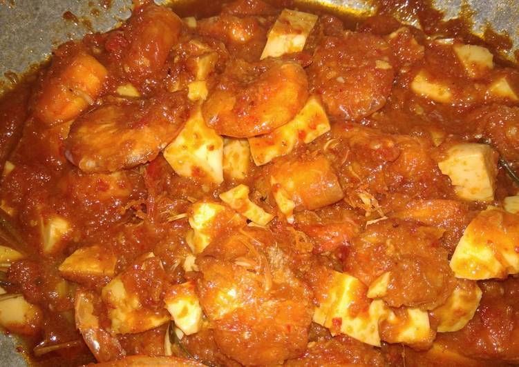 Resep Udang Balado Super Simpel, Lezat