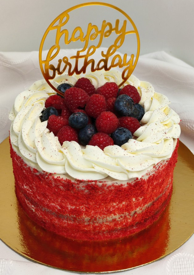 Una foto de Red Velvet cake con Thermomix