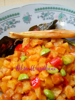 Foto resep Sambal goreng kentang pete