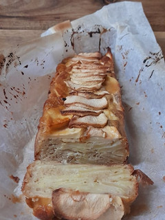 Foto de Bolo de Maçã em fatias