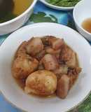 Thịt kho trứng bằng coca