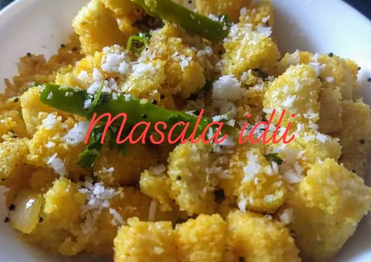 Step-by-Step Guide to Prepare Cooking Masala idli
