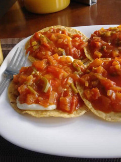 A picture of Huevos Rancheros.