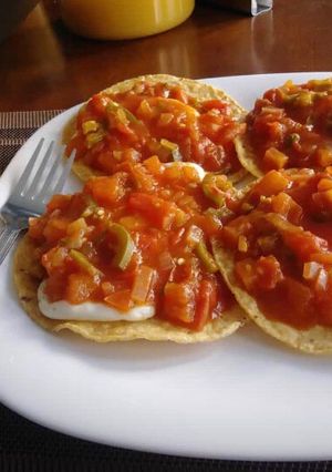 Una foto de Huevos rancheros