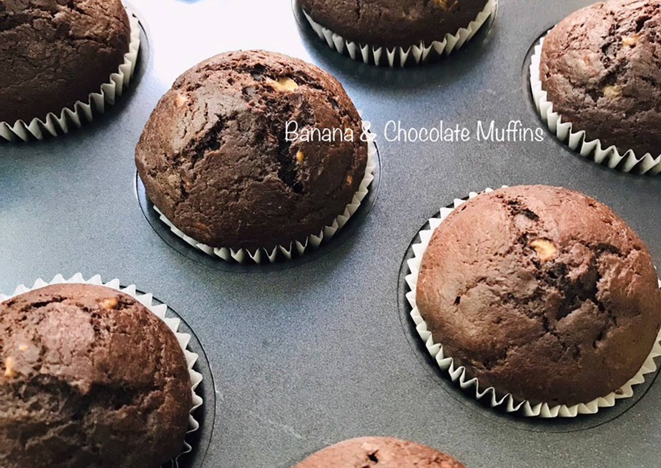 Chocolate Banana Muffins