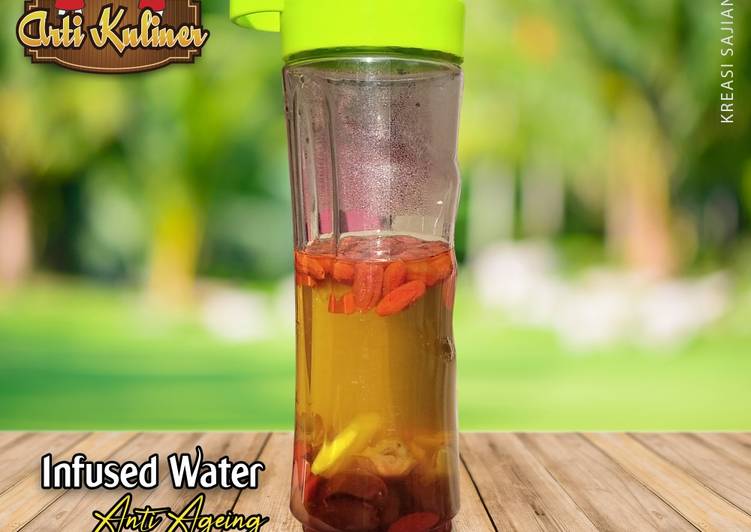 Cara masak Infused water anti ageing , Lezat