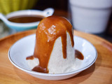 Banana Parfait dengan Toffee Sauce