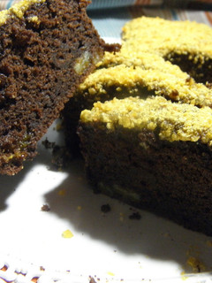 Una foto de Budín húmedo de chocolate, sin harina