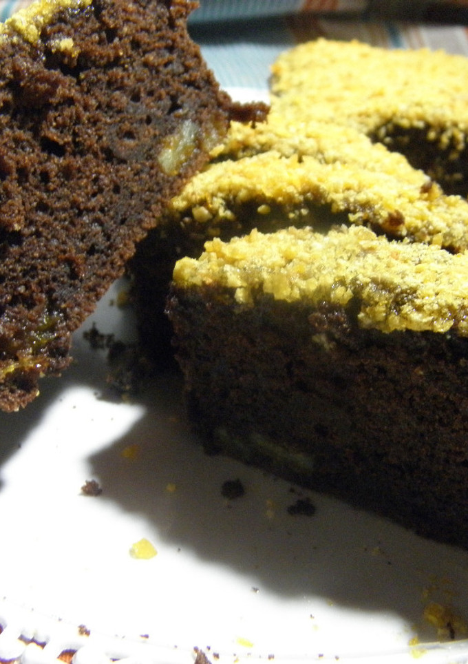 Una foto de Budín húmedo de chocolate, sin harina