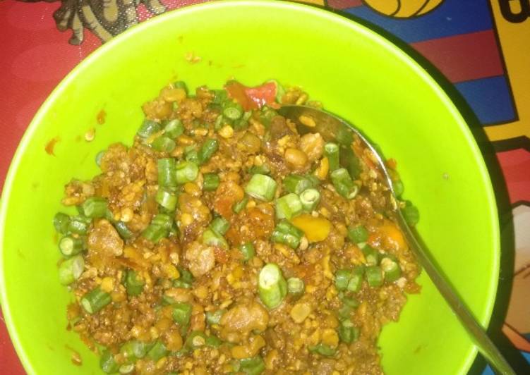 Proses Membuat Orek tempe pedas, Bikin Ngiler