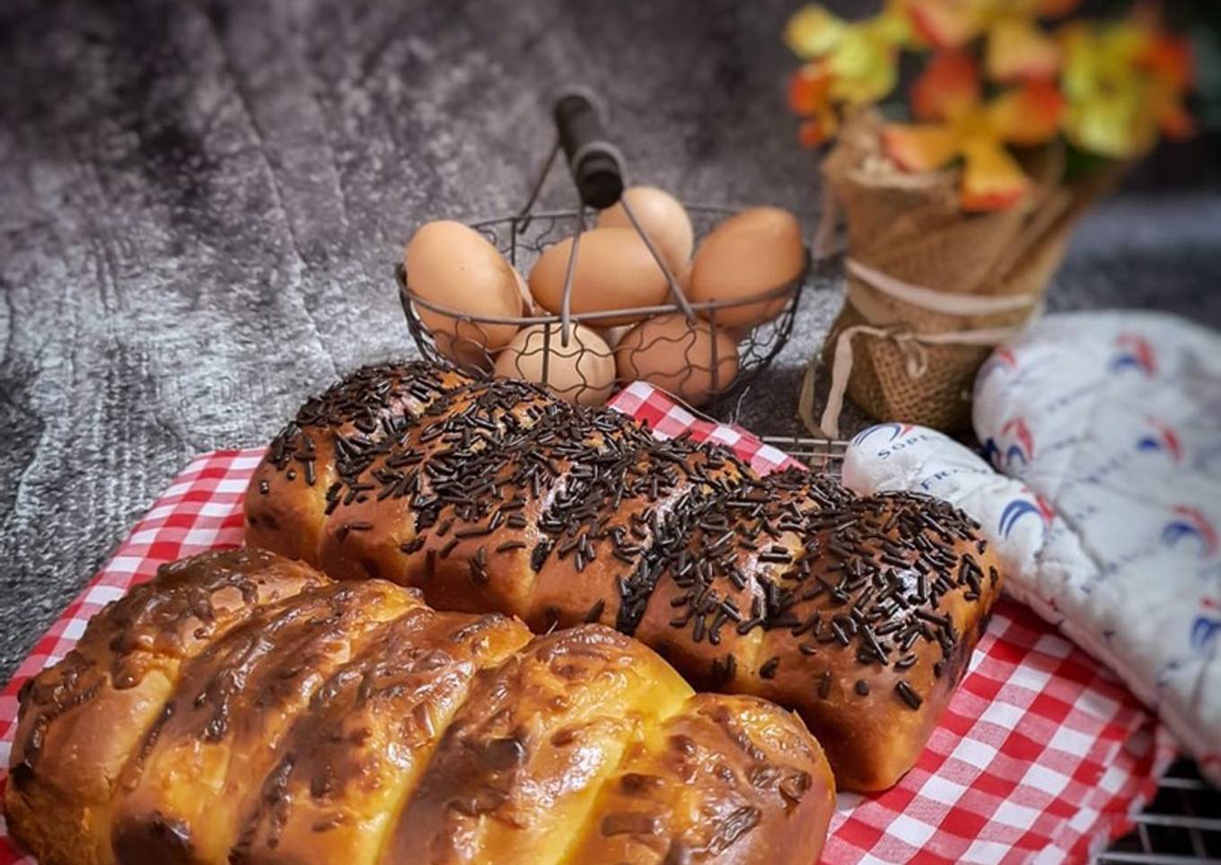 Roti Lembut Isi Coklat & Keju