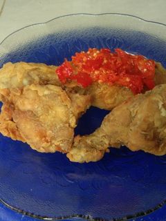 Foto resep Ayam krispi sambal geprek bikin nagih
