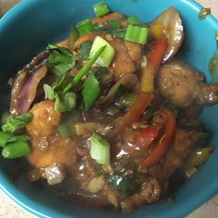 A picture of Chilli Chicken#mycookbook.