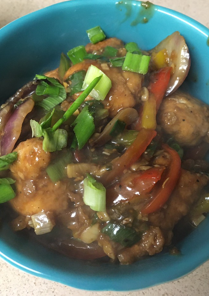 A picture of Chilli Chicken#mycookbook.