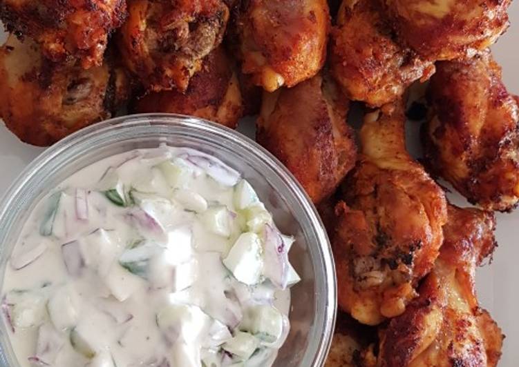 How To Make Your Cucumber Yogurt &amp; Chicken Drumsticks in Spices