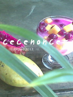 Foto resep Es Buah Naga & Mangga