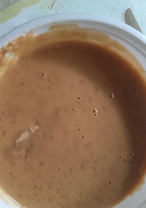 A picture of Date palm jaggery kheer.