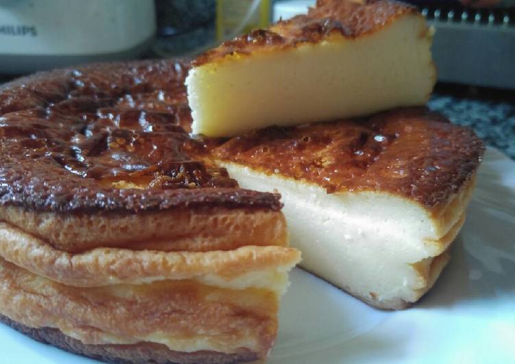 Tarta de queso al horno(sin lactosa)