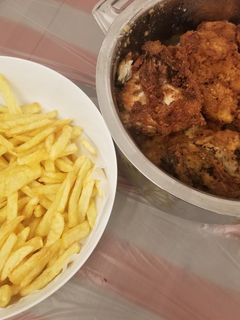 صورة لوصفة دجاج مقلي