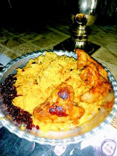 عکسی از دستور هویج پلو با مرغ سرخشده برای مبتدیها