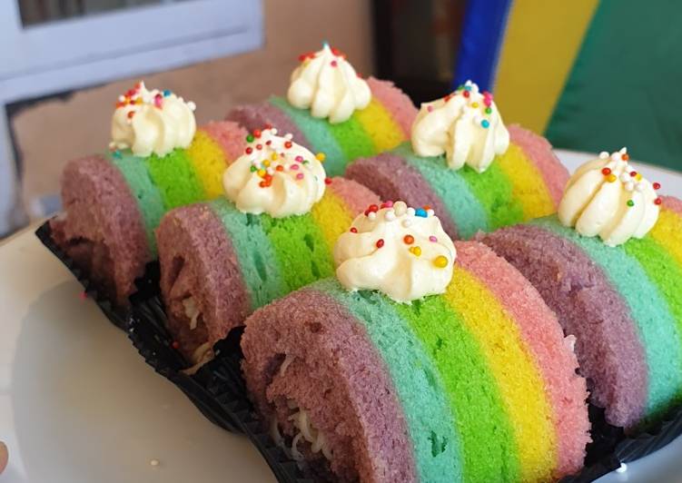 Rainbow Rollcake