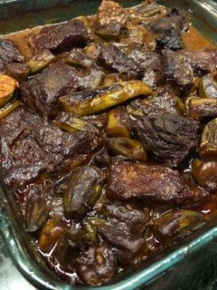 صورة لوصفة بامية باللحمة