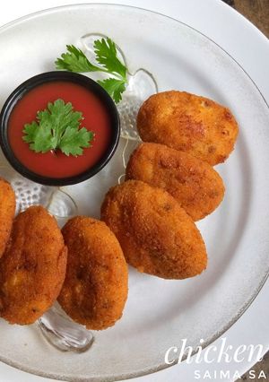 A picture of Chicken nuggets.