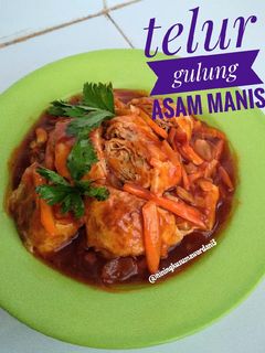 Foto resep Telur dadar gulung asam manis