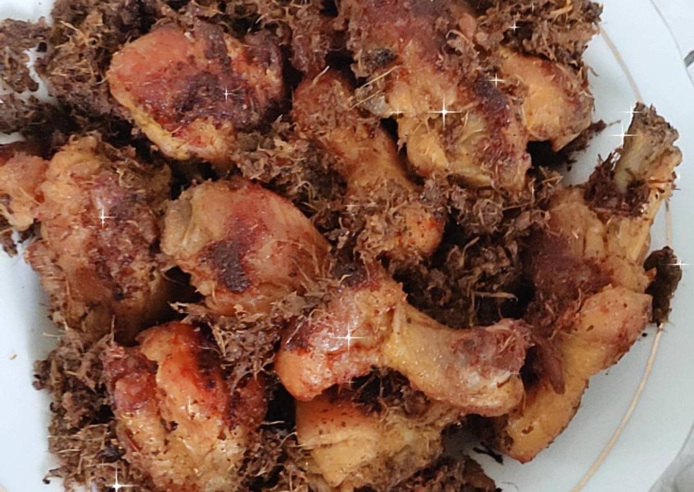 Ayam goreng laos (lengkuas)