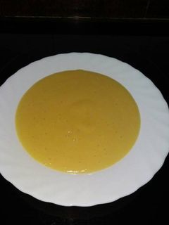 Una foto de Crema de calabacín