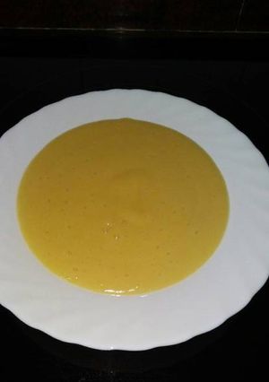 Una foto de Crema de calabacín