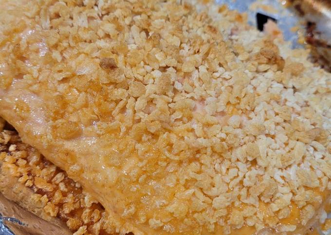 Recipe of Speedy Sriracha Mayo and Panko Crusted Salmon