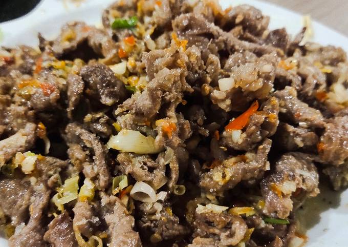 Slice Beef Sambel Sereh