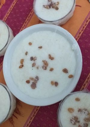 صورة لوصفة رز بلبن بس حقيقي حكايه 😋😋❤ كريمي