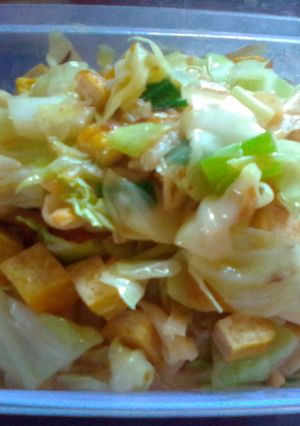 Foto resep Cah jamur kol tahu