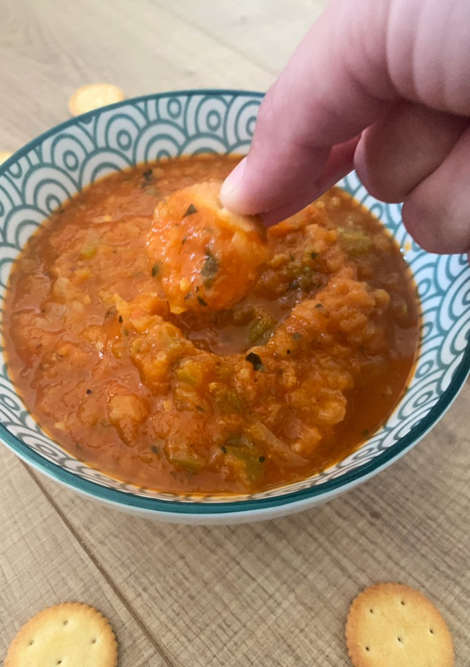 Una foto de Pisto de pimiento verde en Thermomix