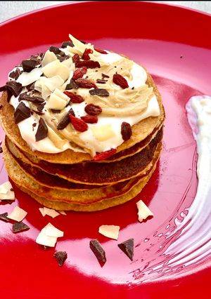 Φωτογραφία της συνταγής Healthy pancakes (3 υλικά)
