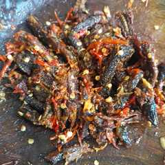 A picture of Sambel Belut.