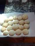 Bombitas de coco dulces