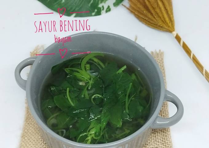 Resep Sayur Bening Bayam Mpasi 9m Oleh Yanti Sutanto Cookpad