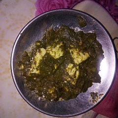 Palak paneer A picture of Palak paneer.