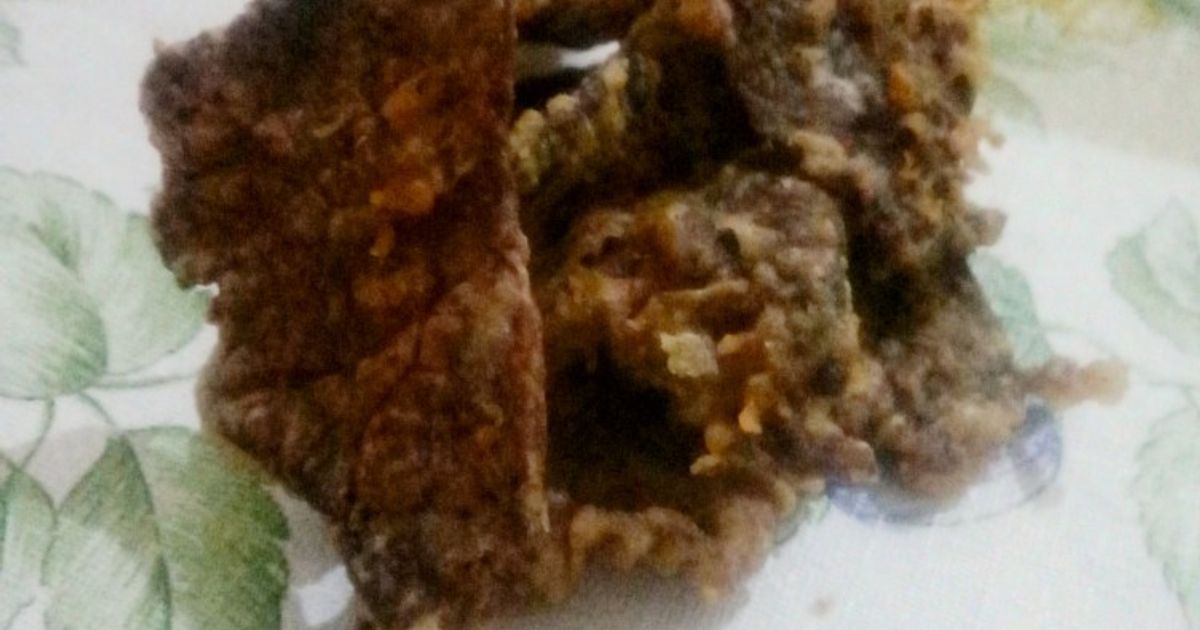 Keripik paru renyah khas masakan padang