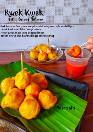 Foto resep Kwek - kwek (telor goreng ala Filipina)