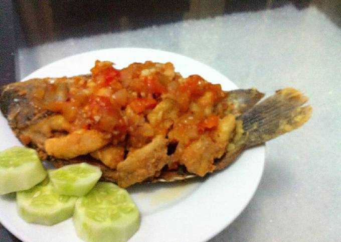 Resep: Gurami crispy saos asem manis pedas Sederhana Dan Enak